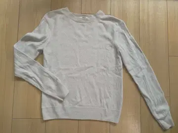 유니클로 캐시미어 스웨터 S 아이스 그레이