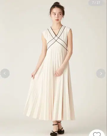 크로스 디자인 원피스 LILY BROWN 릴리 브라운