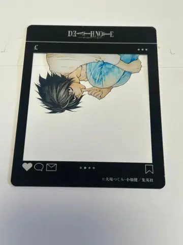 DEATH NOTE 데스노트 SNS풍 클리어 카드 L 1점