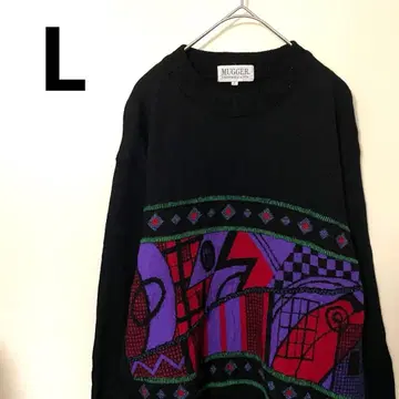 멋진 구제 의류 3D 니트 스웨터