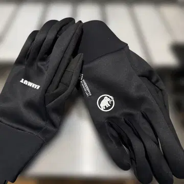 Mammut 윈드스토퍼 장갑 블랙