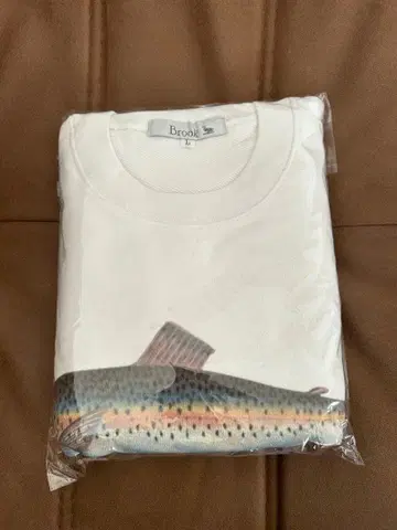 브룩 맨투맨 화이트 L