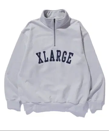 XLARGE 하프 지퍼 맨투맨 그레이 XL
