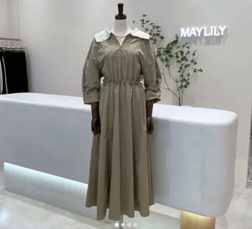 MAYLILY 나일론 세일러 카라 원피스