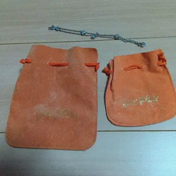 [ 폴리 폴리 ] 실버 스톤 팔찌와 파우치 2개