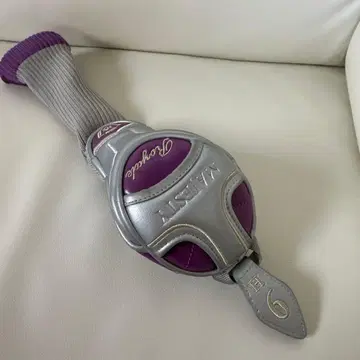 골프 헤드커버 페어웨이 우드용 실버/퍼플