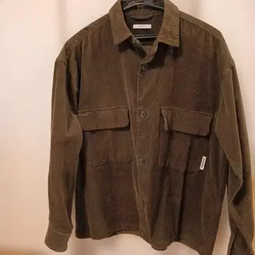 [ 새상품급 빠른 구매 ] BAYFLOW 코듀로이 셔츠 자켓 다크 그린