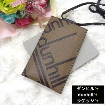 극미품 dunhil 현행 던힐 러기지 스마트폰 숄더 가죽