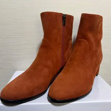 [ 미사용 새상품 ] 리걸 숏부츠 오렌지 REGAL 23cm