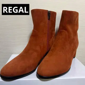 [ 미사용 새상품 ] 리걸 숏부츠 오렌지 REGAL 23cm