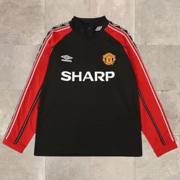 98-99 맨체스터 유나이티드 하프 지퍼 트레이닝 의류 긴팔