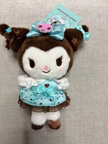 쿠로미 마스코트 홀더 초코 민트