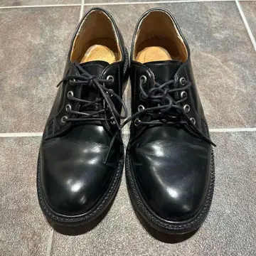 블랙 가죽 신발 레이스업 us7