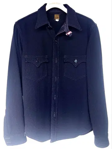 프리휠러스 울 CPO 셔츠 초다크 네이비 Size 16 새상품급