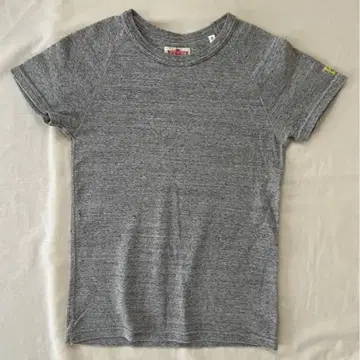 HR MARKET 그레이 T셔츠 반팔 H자수