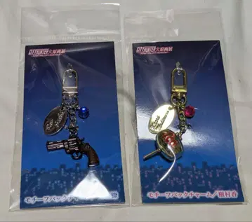 시티헌터 대원화전 모티브 백참 2종 세트 사에바 료 마키무라 카오리