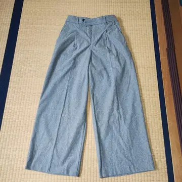 무인양품 그레이 와이드 팬츠 S 사이즈