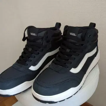 VANS 블랙/화이트 스니커즈 US 9