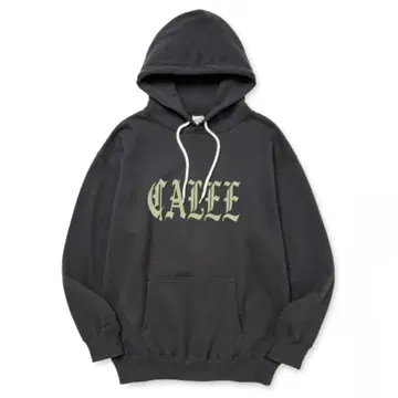 CALEE O/E 로고 풀오버 HD 차콜