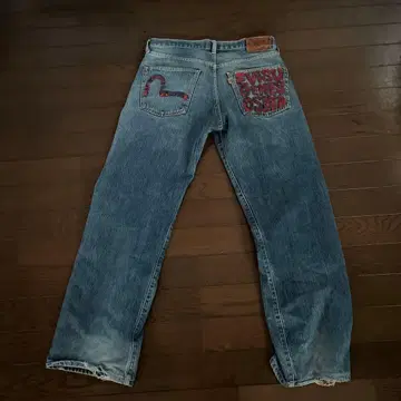 Evisu 데님 청바지 오사카 로고