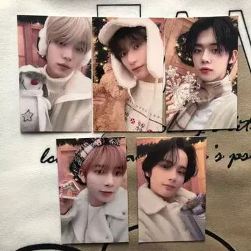 TXT SBS 가요대전 한정판 사전투표 트레이딩 카드 전원 5종 세트