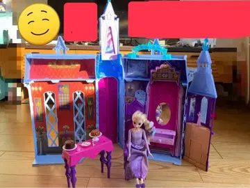 [ 중고 ] 엘사와 아렌델의 성 (엘사 인형 포함) 부속품 1개 결품