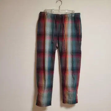 라디얼 Radiall 체크 이지 팬츠 캐주얼 팬츠 S