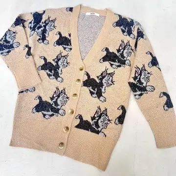 [퍼퍼] 디즈니 콜라보 피노키오 피가로 가디건 F 새상품급