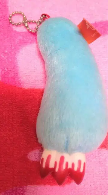 미사용 그루미 팔 키링 보통 블루