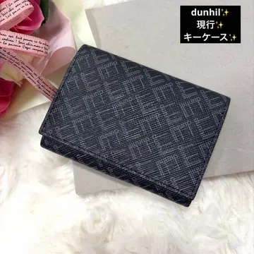 컨디션 최상 현행 dunhil 던힐 올 패턴 가죽 6연 키케이스