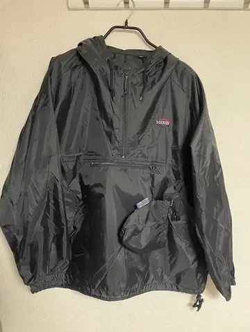 VANS 블랙 90s 나일론 자켓 윈드브레이커