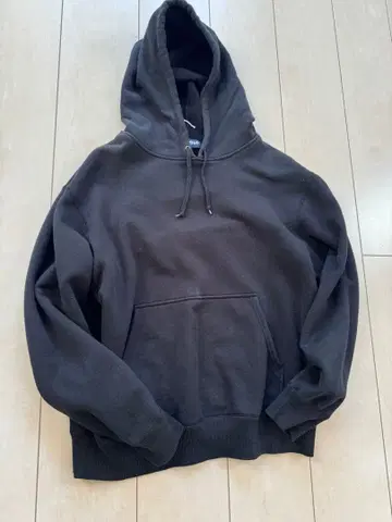 올드 유니클로 블랙 후드티 퍼플네이비 구제 의류 빈티지 새상품