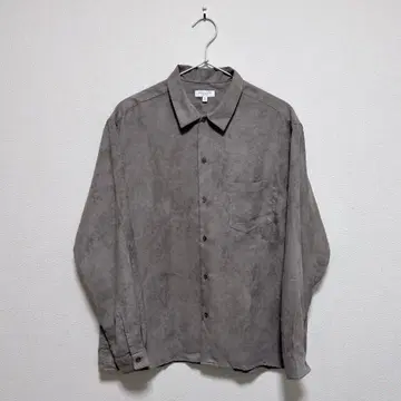 BEAUTY&YOUTH 스웨이드 터치 레귤러 카라 긴팔 셔츠