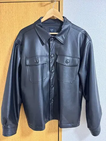 SHIPS 더블 포켓 인조 가죽 자켓