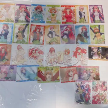 5등분의 신부 클리어 카드 컬렉션 세트