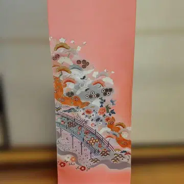 세련된 순수 실크 손 그림 쓰케사게 기모노! 재고 처분 07