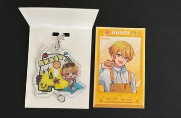 아키 아크릴 참, 카드