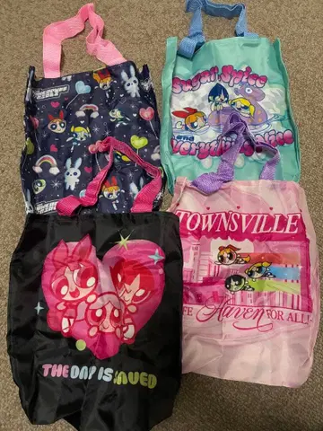 파워퍼프걸스 큐트 토트백 가챠