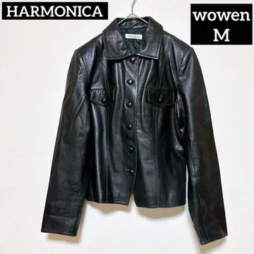 HARMONICA 램 가죽 자켓 블랙 M 사이즈