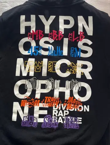 HYPNOSIS MICROPONE 후드 부착 후드티