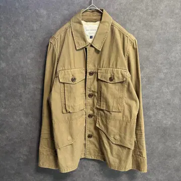 t2900 [나노 유니버스] 밀리터리 셔츠 자켓 카키 남성용 S