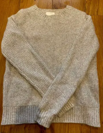 Whim Gazette 실버 니트 스웨터 F