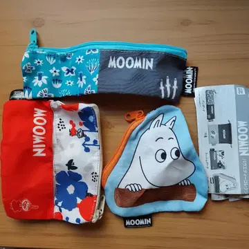 무민 버라이어티 컬렉션 가챠 가챠가챠 펜 파우치 티슈 새상품