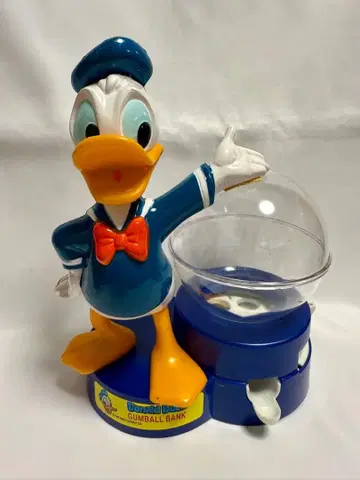 [ 빈티지 ] 디즈니 도널드 덕 껌볼 저금통 [ 앤티크 ]