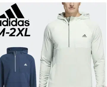 아디다스 골프 아우터 플리스 긴팔 아노락 자켓 후드티 M