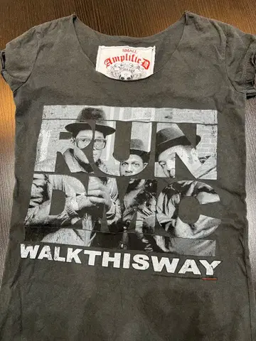 RUN DMC T셔츠 S사이즈 블랙