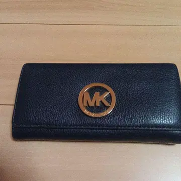 Michael Kors 블랙 가죽 장지갑