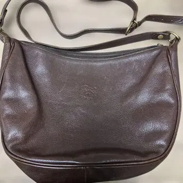 일비종떼 브라운 가죽 숄더백