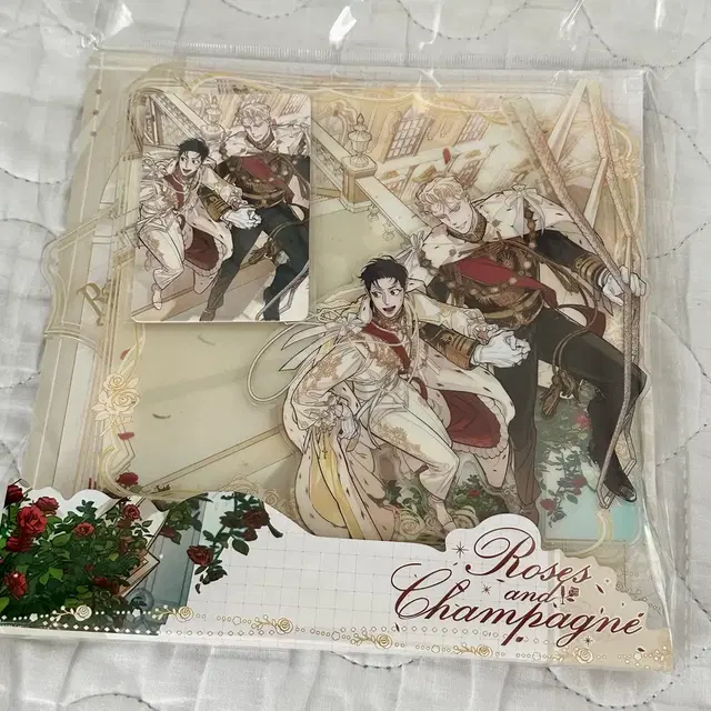장미와 샴페인 아크릴 스탠드 포토카드 미개봉