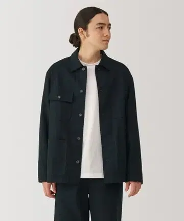 미사용 무인양품 신사 나무 열매에서 만든 카포크 혼방 캔버스 커버올